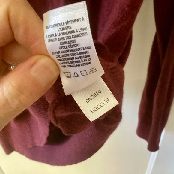 Aeropostale Size L Burgundy Sweater Crew Neck Men wool blend business casual - Picture 8 of 13
